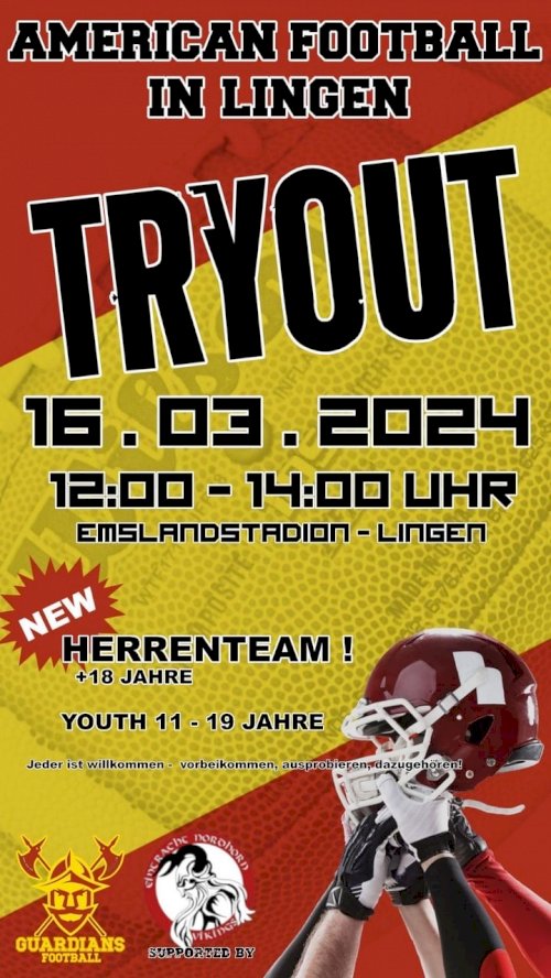 TRY-OUT am 16.03.2024
